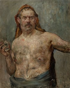 Autoportrait avec un Verre - Lovis Corinth